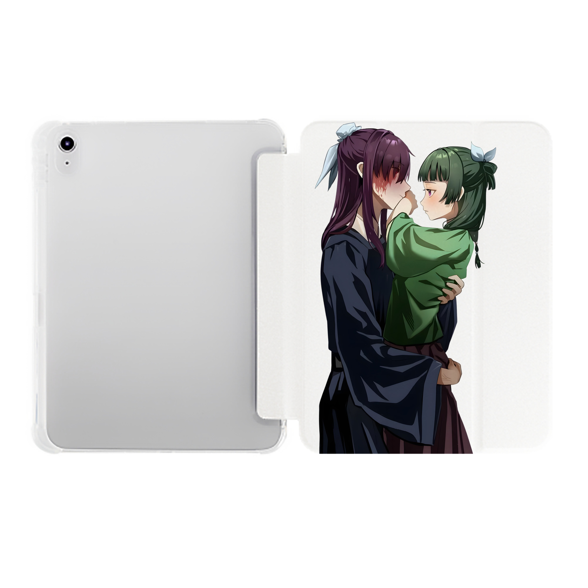 （画像用） 薬屋のひとりごと The Apothecary Diaries IPad ケース ペン収納付き 三つ折りスタンド PUレザー×シリコン 対応機種9.5/10.5/10.9インチ